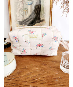 Trousse Beauté Valentina - Fleurs Vintage Roses